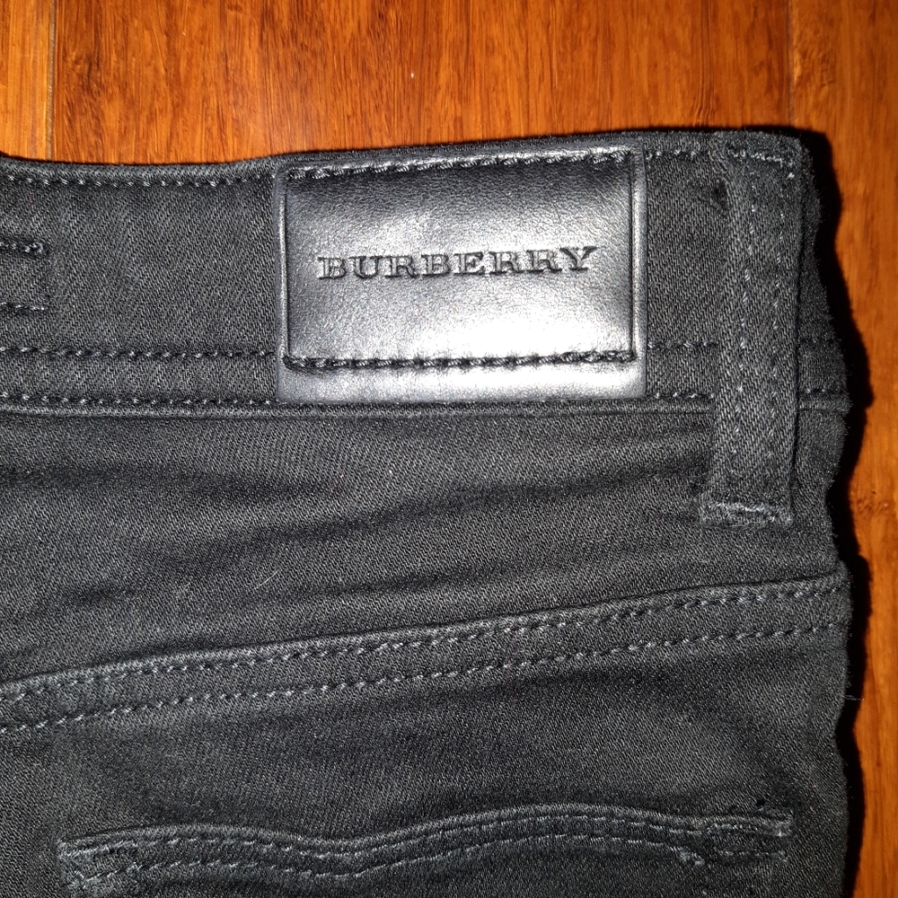 Burberry Girls 4T Black Skinny Jeans